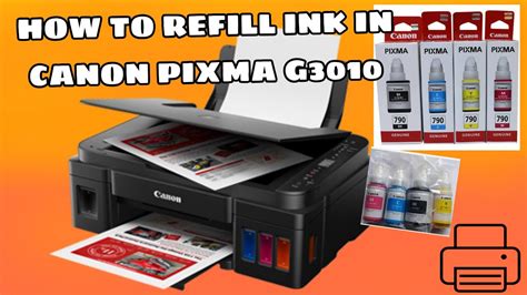 refillable ink cartridges canon|Canon : Inkjet Manuals : G3010 series : Refilling Ink .